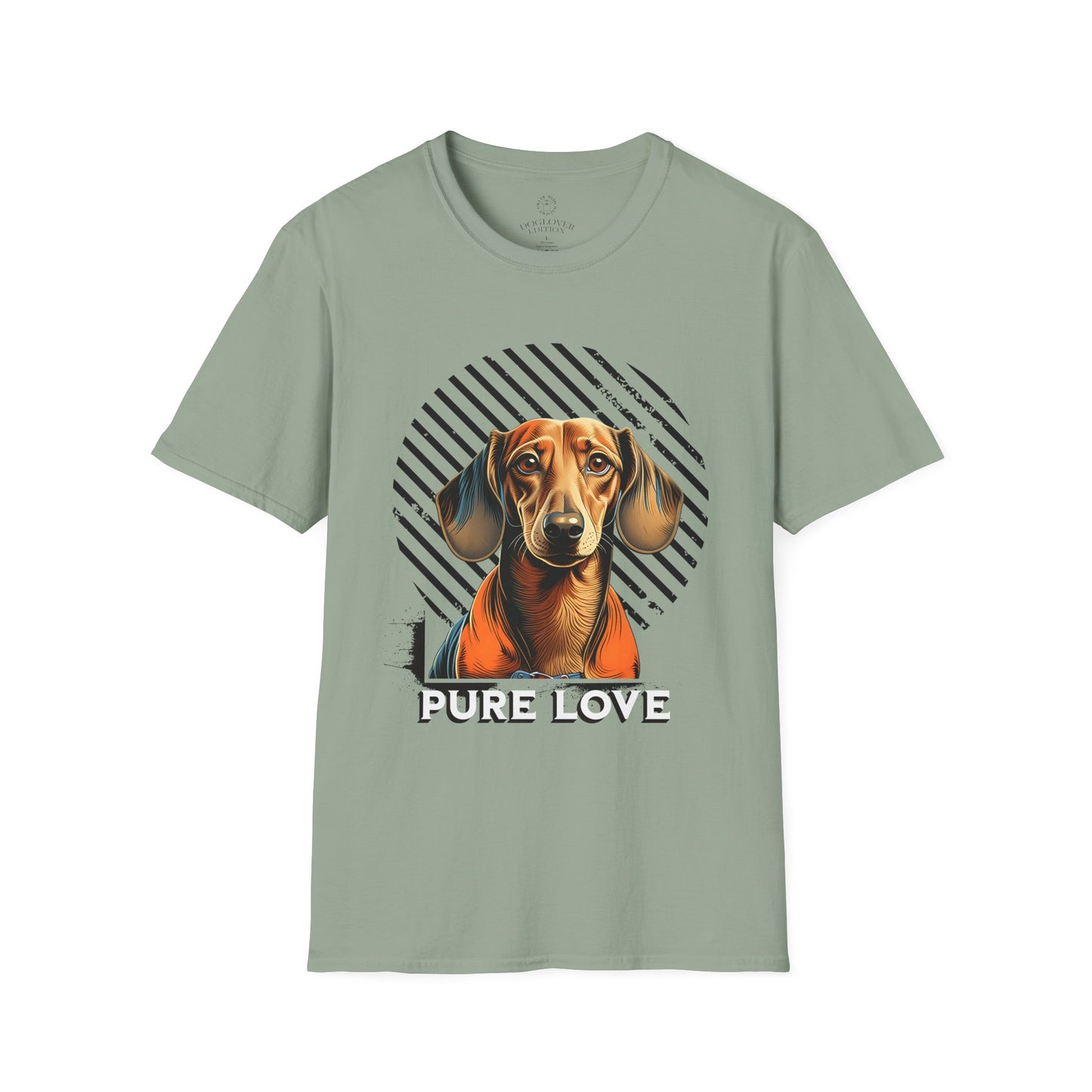 Pure Love Dachshund Unisex Softstyle T-Shirt - Perfect for Dog Lovers