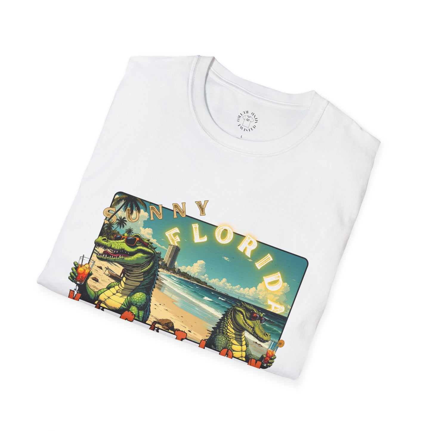 Sunny Florida Vacation T-Shirt - Unisex Softstyle Tee for Travel Lovers