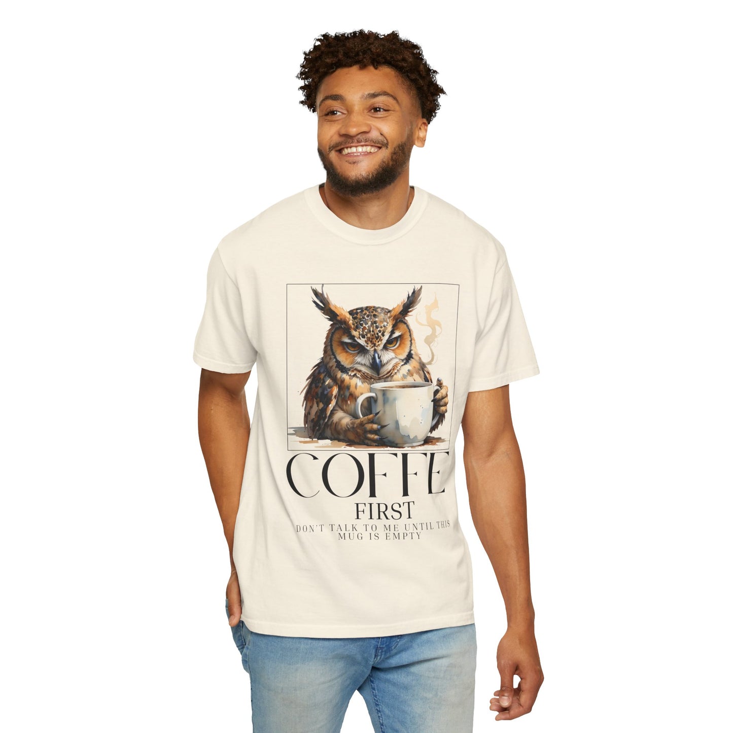 Coffee First Owl T-Shirt