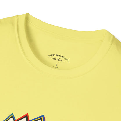 Cat T-Shirt — "My Cat Has Two Moods: Feed Me, Leave Me Alone" Funny Retro Comic Tee