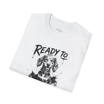 Ready To Cause Problems Dog T-Shirt — Funny Dachshund Graphic Tee