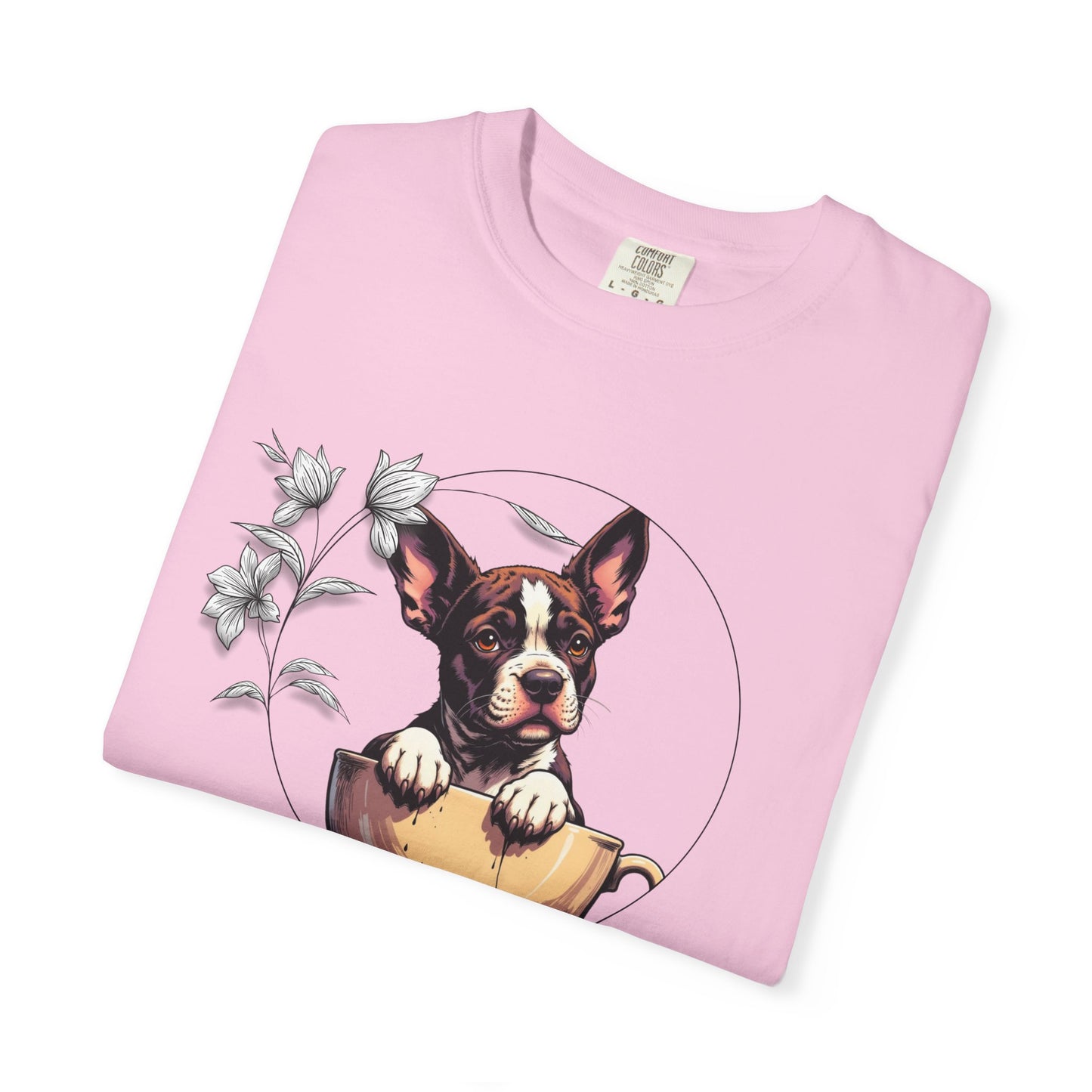 Coffee Pup Unisex Garment-Dyed T-shirt