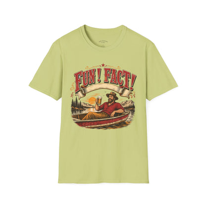 Fun! Fact! T-Shirt — Vintage Beer Drinker Graphic Tee