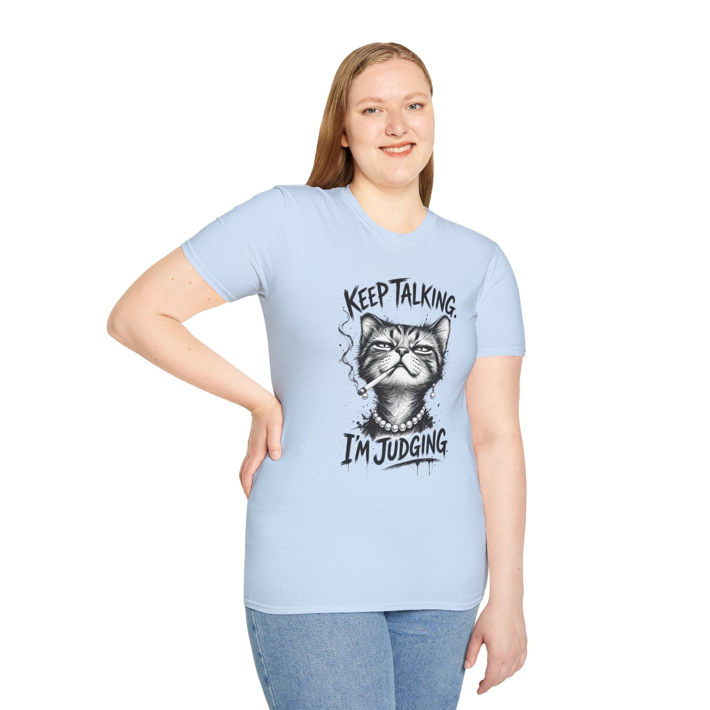 Keep Talking, I'm Judging Cat T-Shirt