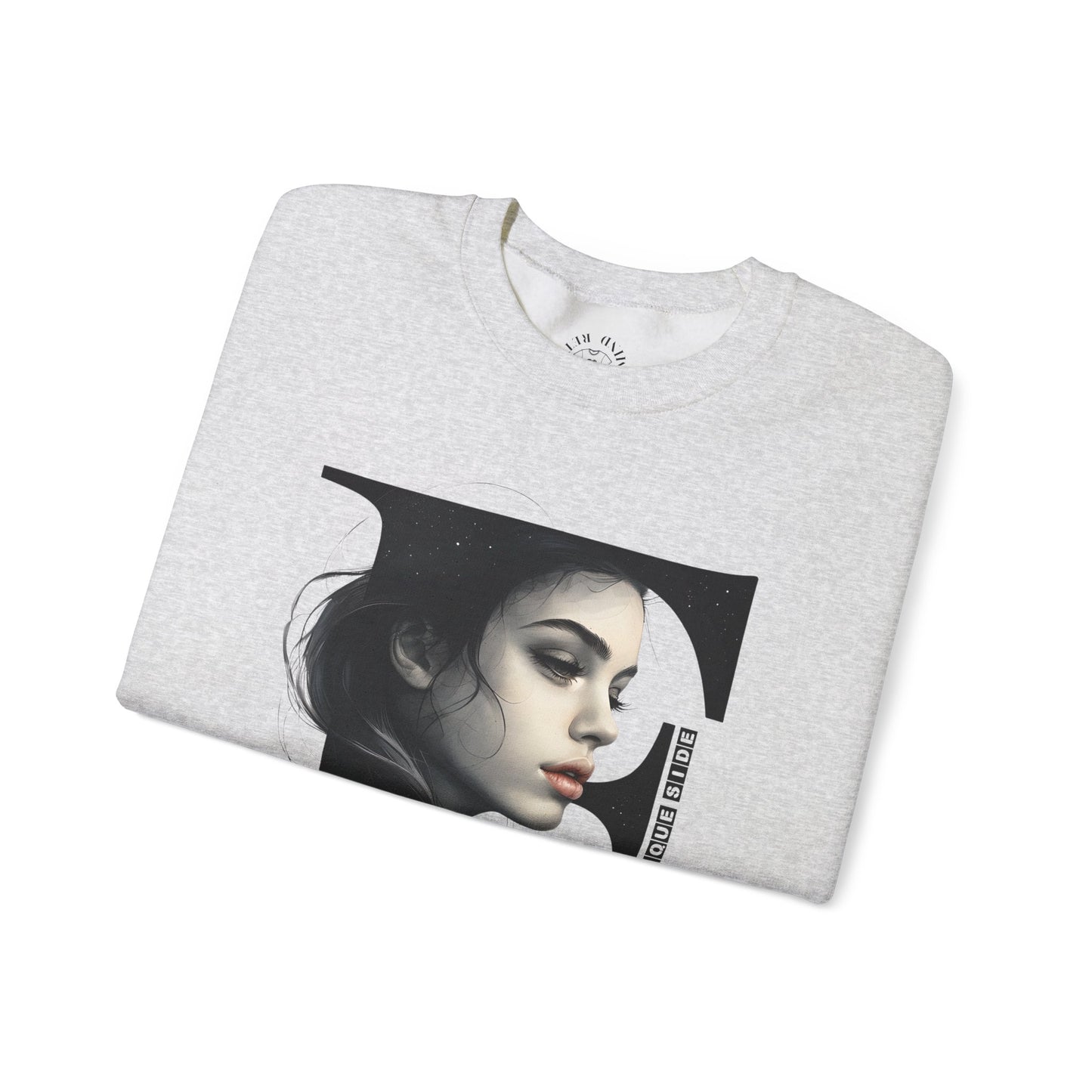 Letter F, Stylish Artistic Sweatshirt, Trendy Crewneck, Graphic Sweater, Cozy Unisex Top, Unique Gift for Art Lovers, Everyday Comfort
