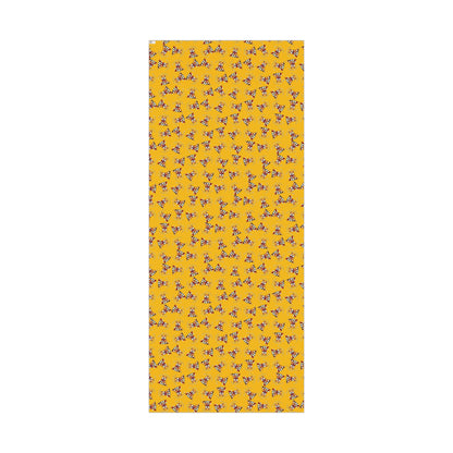Dog Elf Pattern Gift Wrap Paper — Festive Shiba Inu Wrapping Sheets