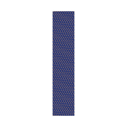 Copy of Gift Wrap — Blue Holiday Nativity Patterned Wrapping Paper