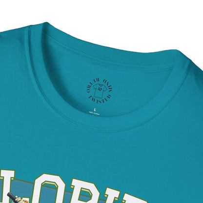 Florida Vibe Unisex Softstyle T-Shirt | Relaxed Fit Graphic Tee for Casual Days, Summer and Travel,florida,sport,golf