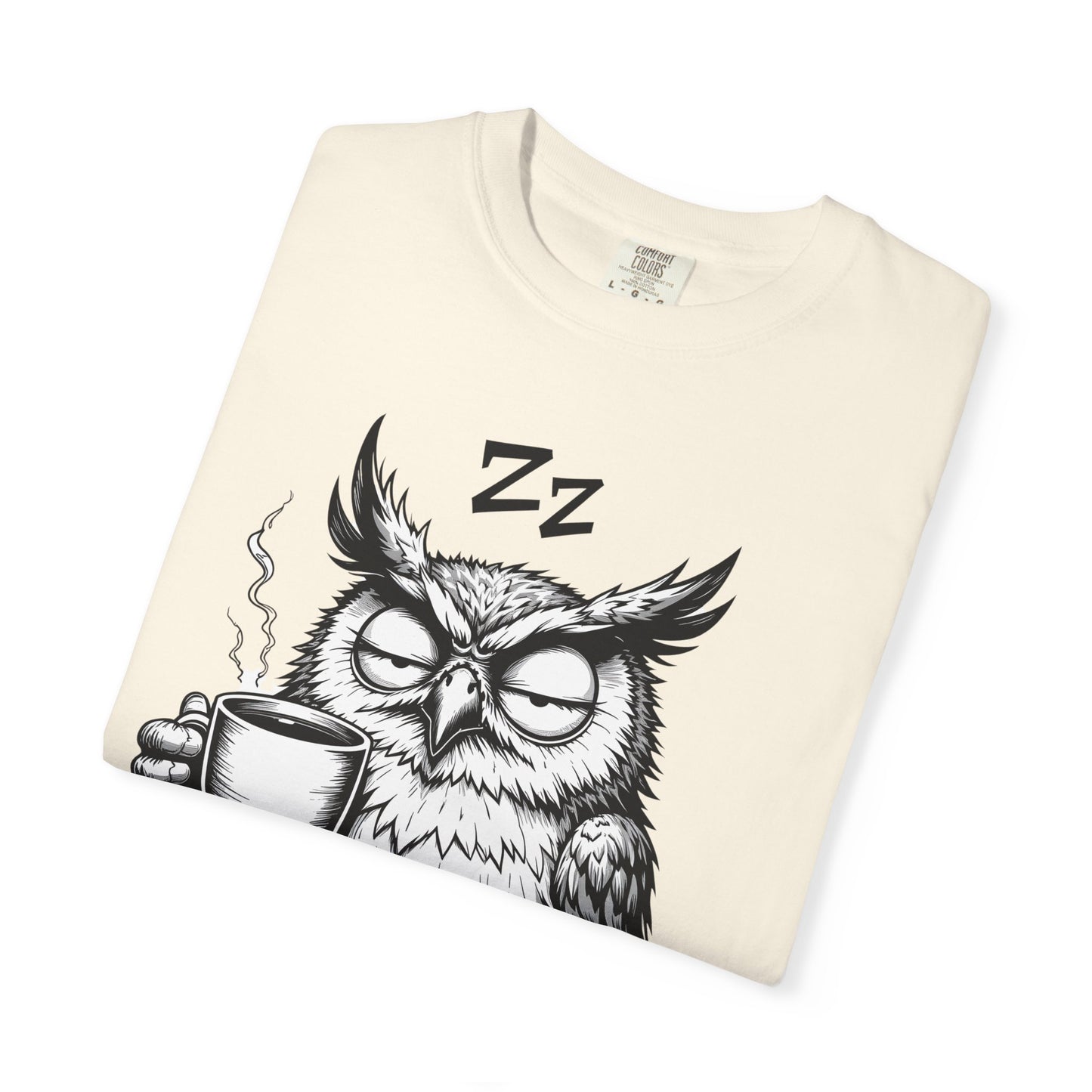 Stay Away Owl T-Shirt — Funny Coffee Owl Graphic Tee