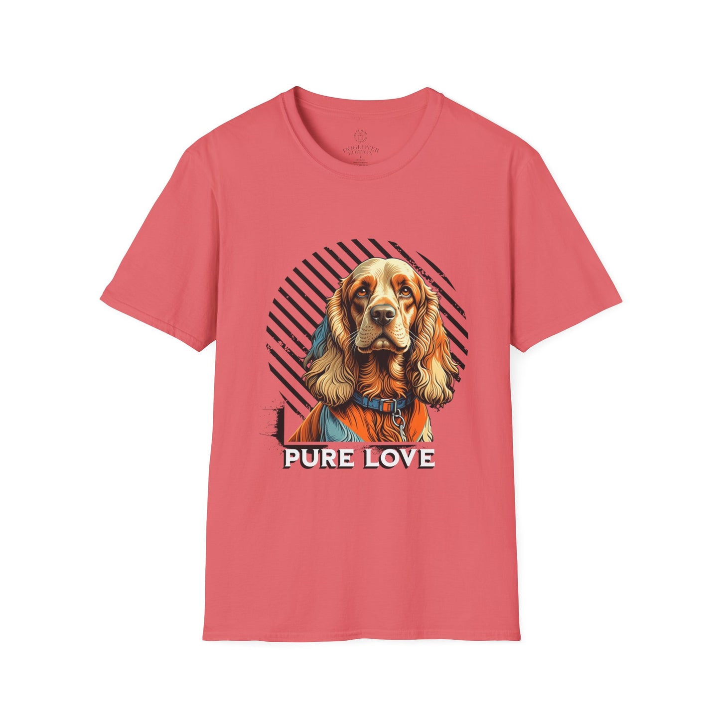 Pure Love Unisex Softstyle T-Shirt - Dog Lover Gift