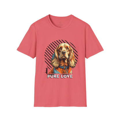 Pure Love Unisex Softstyle T-Shirt - Dog Lover Gift