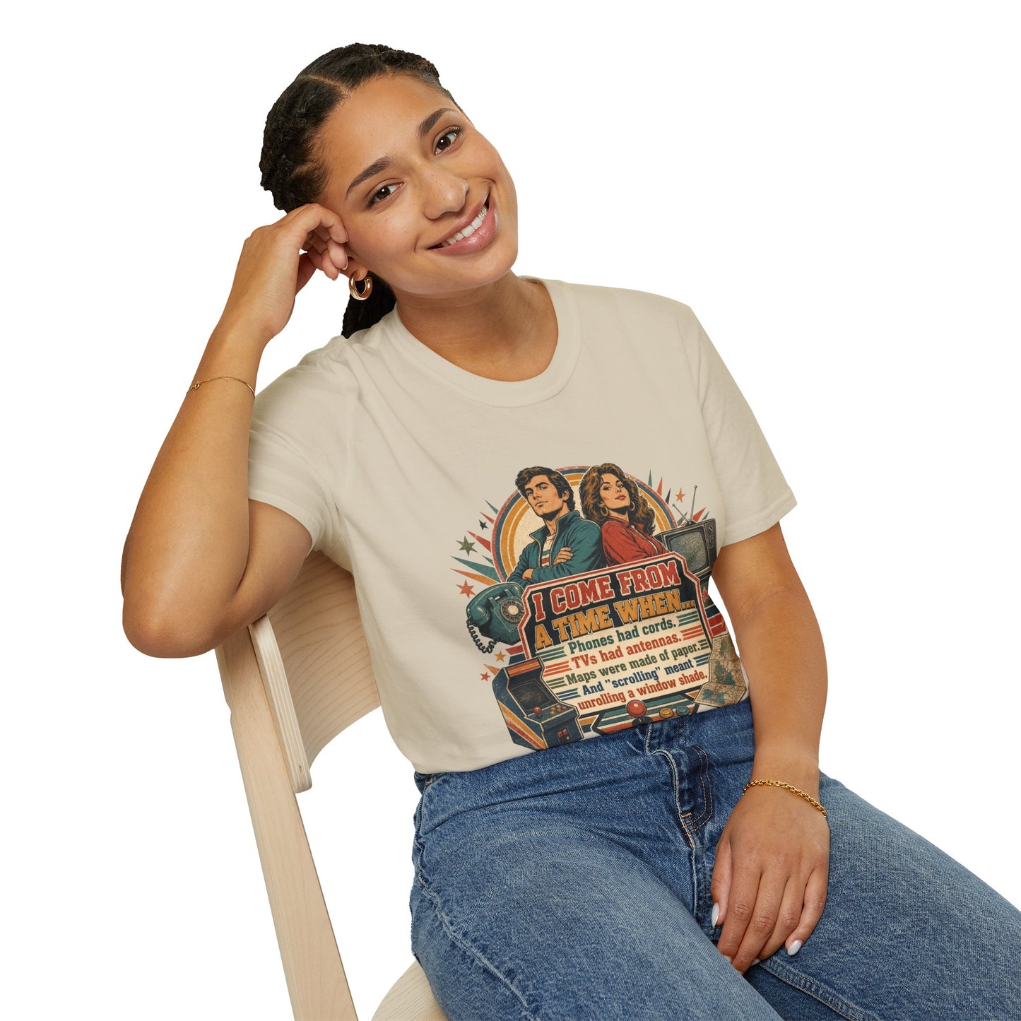 Vintage Road Trip T-Shirt — "I Come From A Time When" Retro Couple Graphic