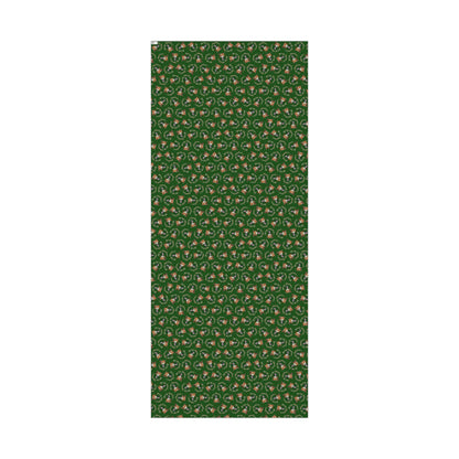 Christmas Dog Wreath Gift Wrap Paper