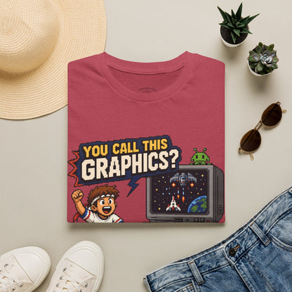 T-Shirt — "You Call This Graphics?" Retro Gamer Vintage Video Game Tee