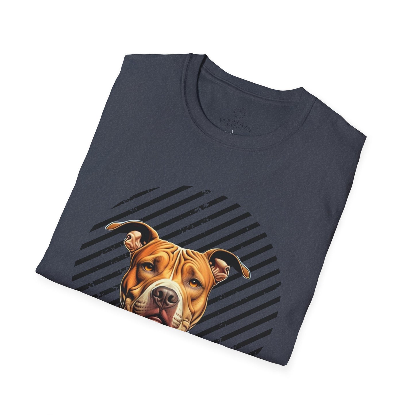 Pure Love Unisex Softstyle T-Shirt - Pitbull Design