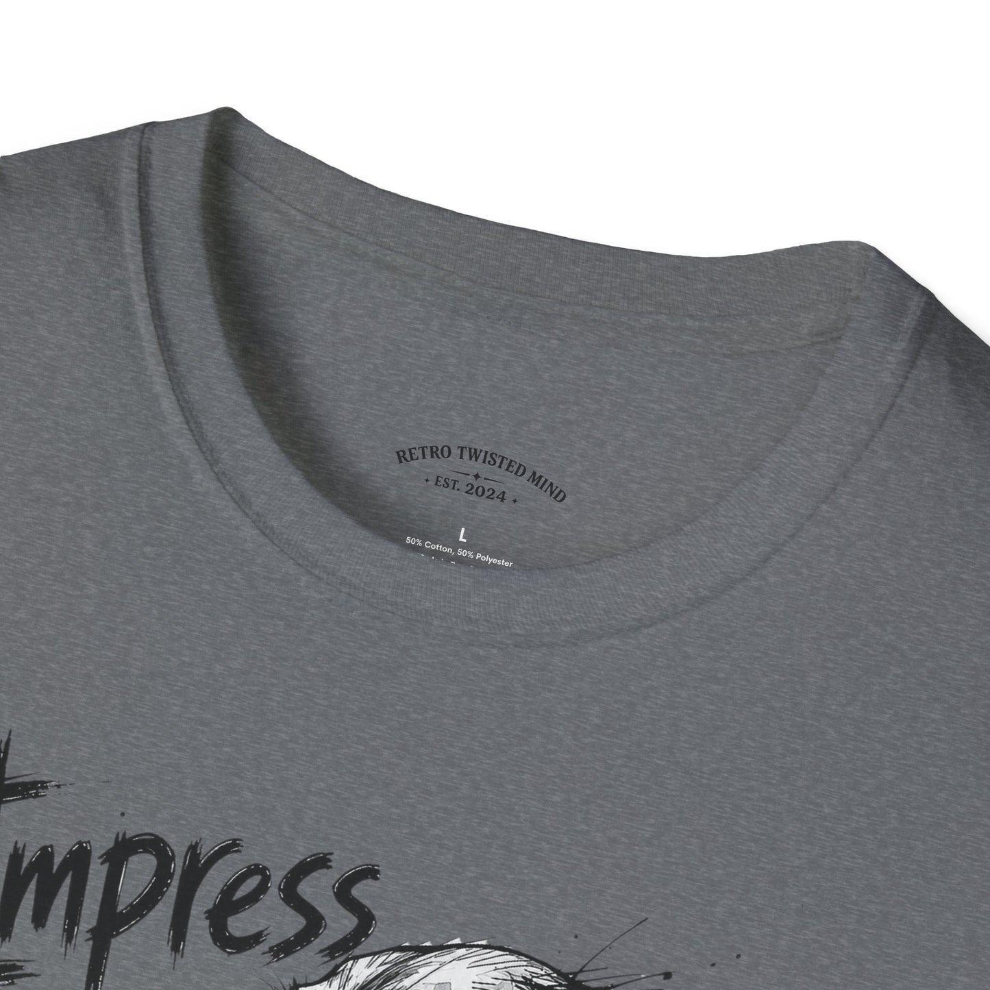 Dachshund Graphic Tee — "Impress Me. I'll Wait" Dog Lover T-Shirt