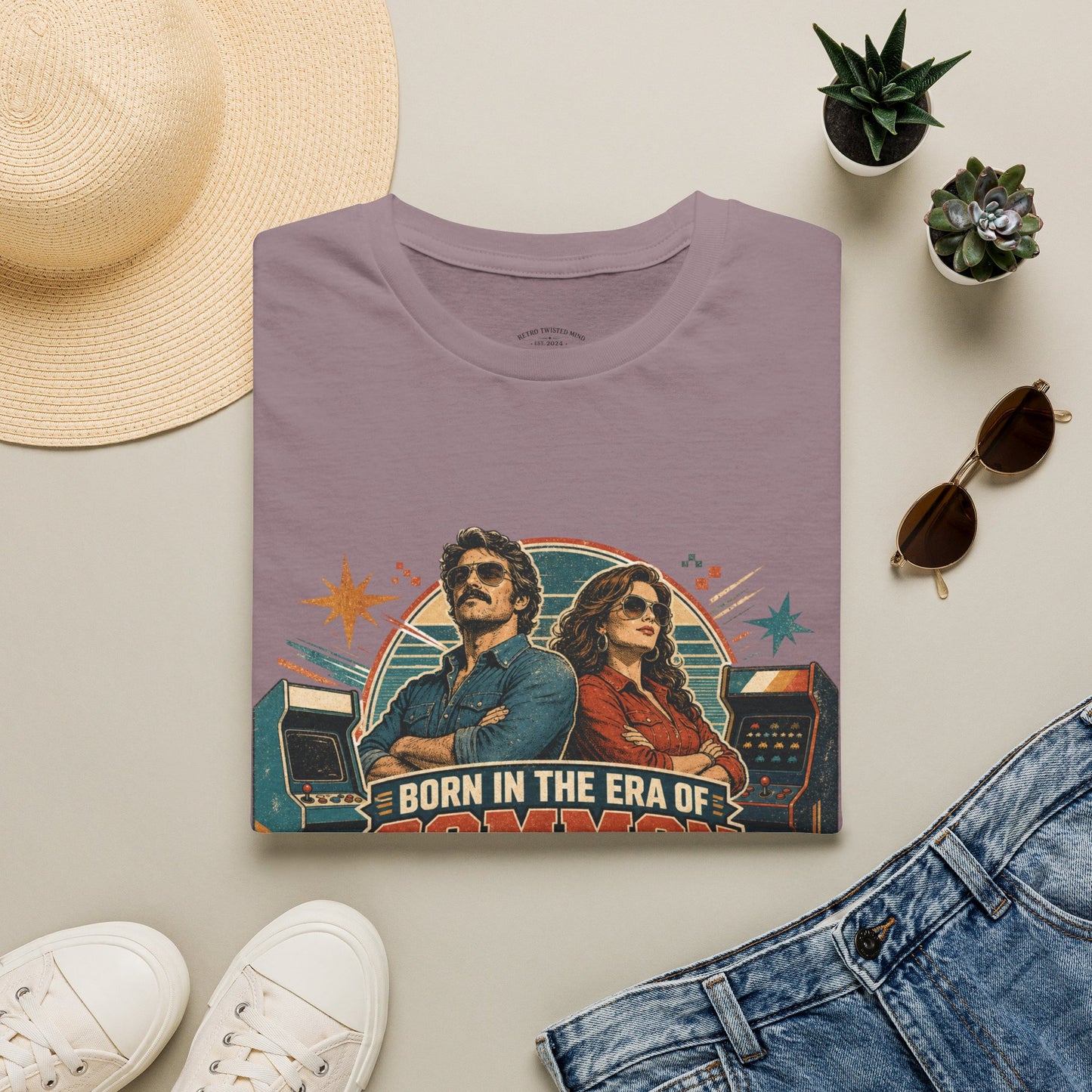 Born in the Era of Common Sense T-Shirt — Retro 70s Vintage Political Graphic Tee