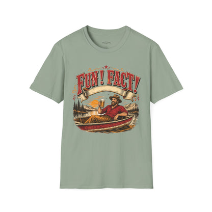 Fun! Fact! T-Shirt — Vintage Beer Drinker Graphic Tee