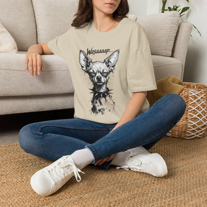 Chihuahua 'Wasaaaap' Graphic T-Shirt — Funny Dog Tee for Pet Lovers
