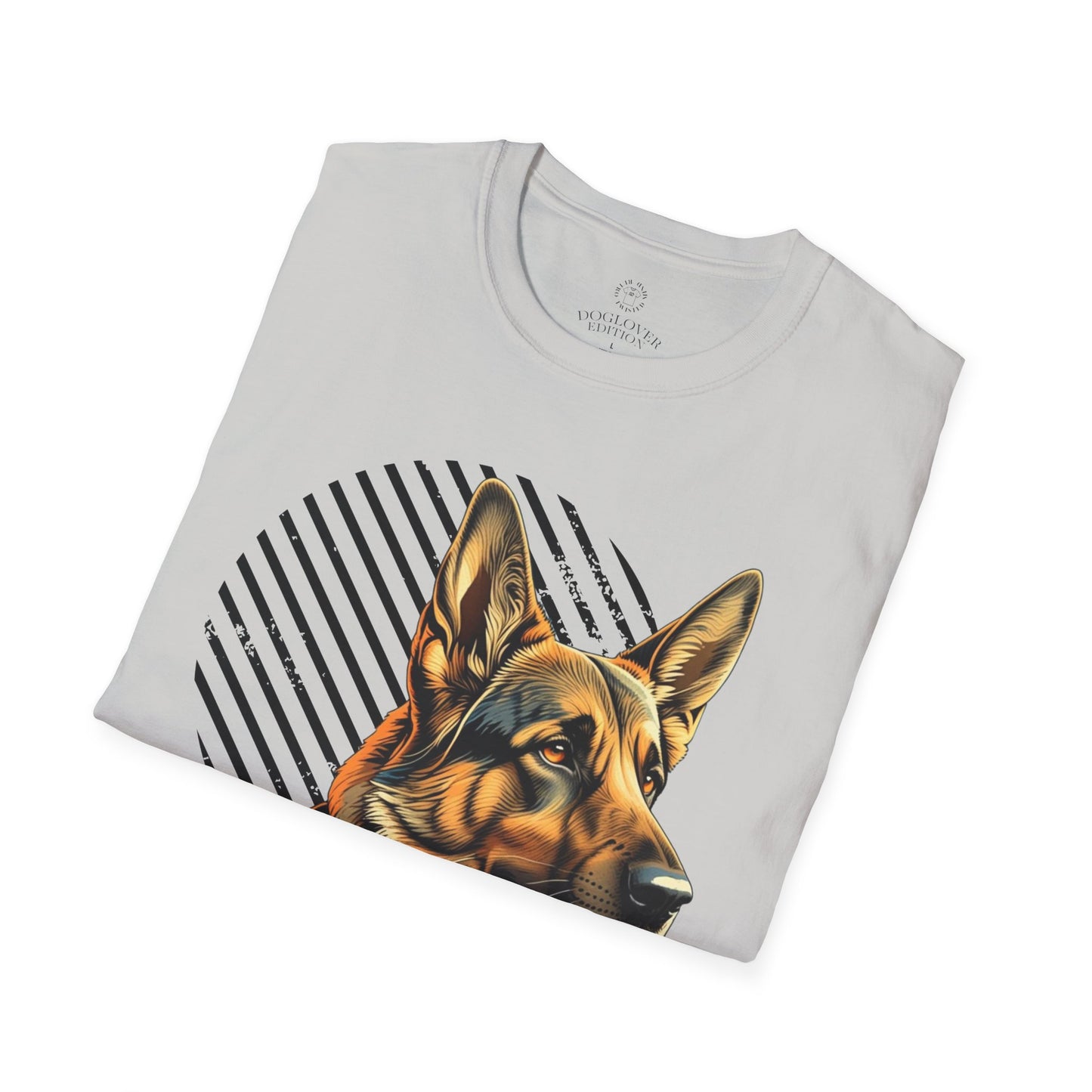 German Shepherd Pure Love Unisex Softstyle T-Shirt .dog