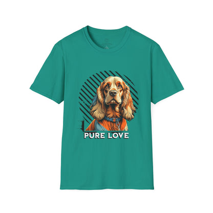 Pure Love Unisex Softstyle T-Shirt - Dog Lover Gift