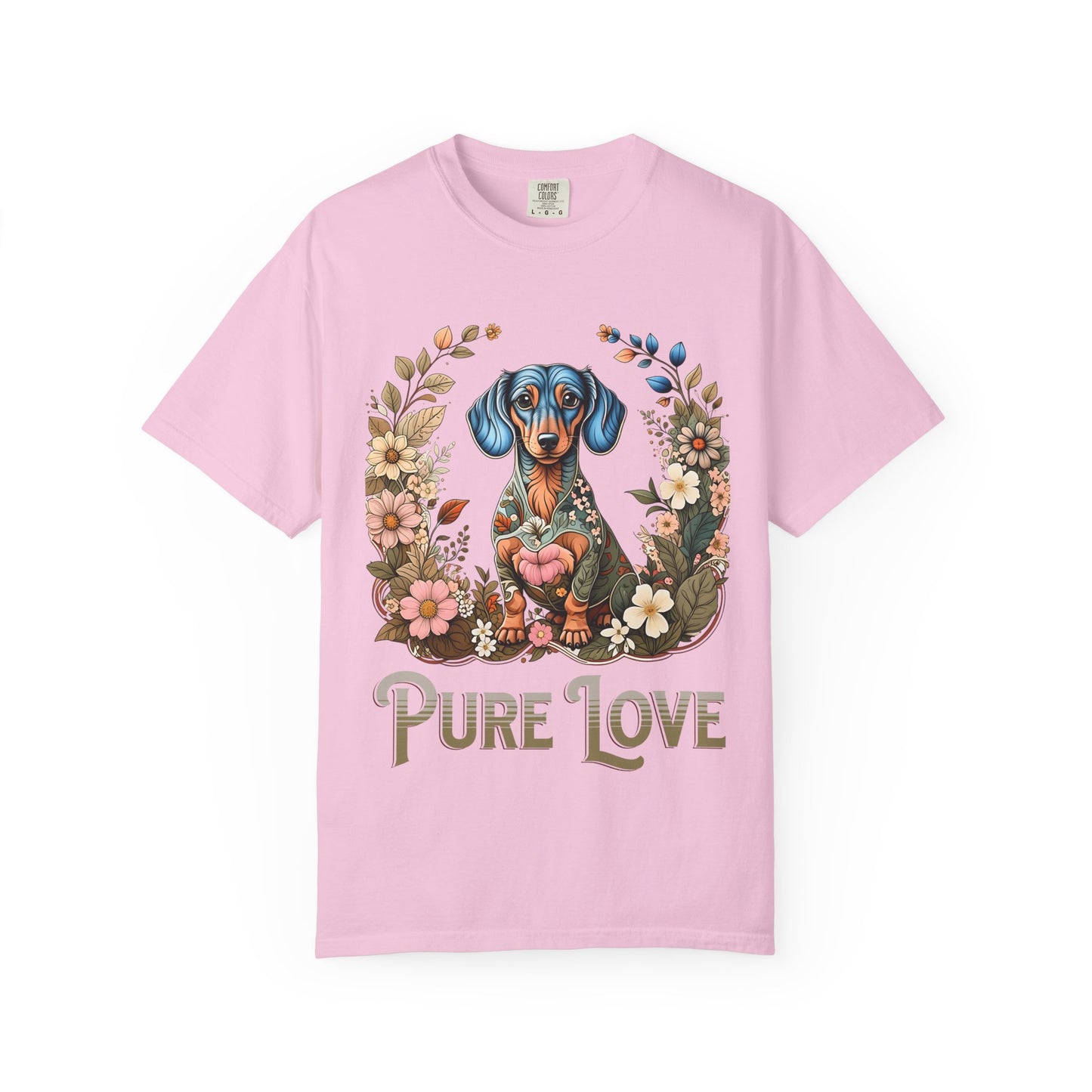 Pure Love Dog T-Shirt | Unisex Garment-Dyed Tee for Pet Lovers