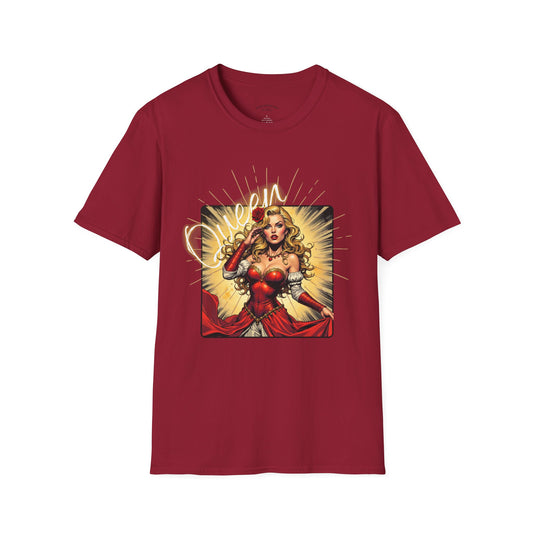 Empowered Women Unisex Softstyle T-Shirt - Bold & Confident Design, queen. girl