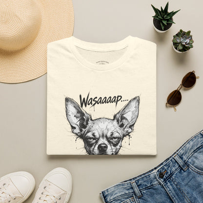 Chihuahua 'Wasaaaap' Graphic T-Shirt — Funny Dog Tee for Pet Lovers