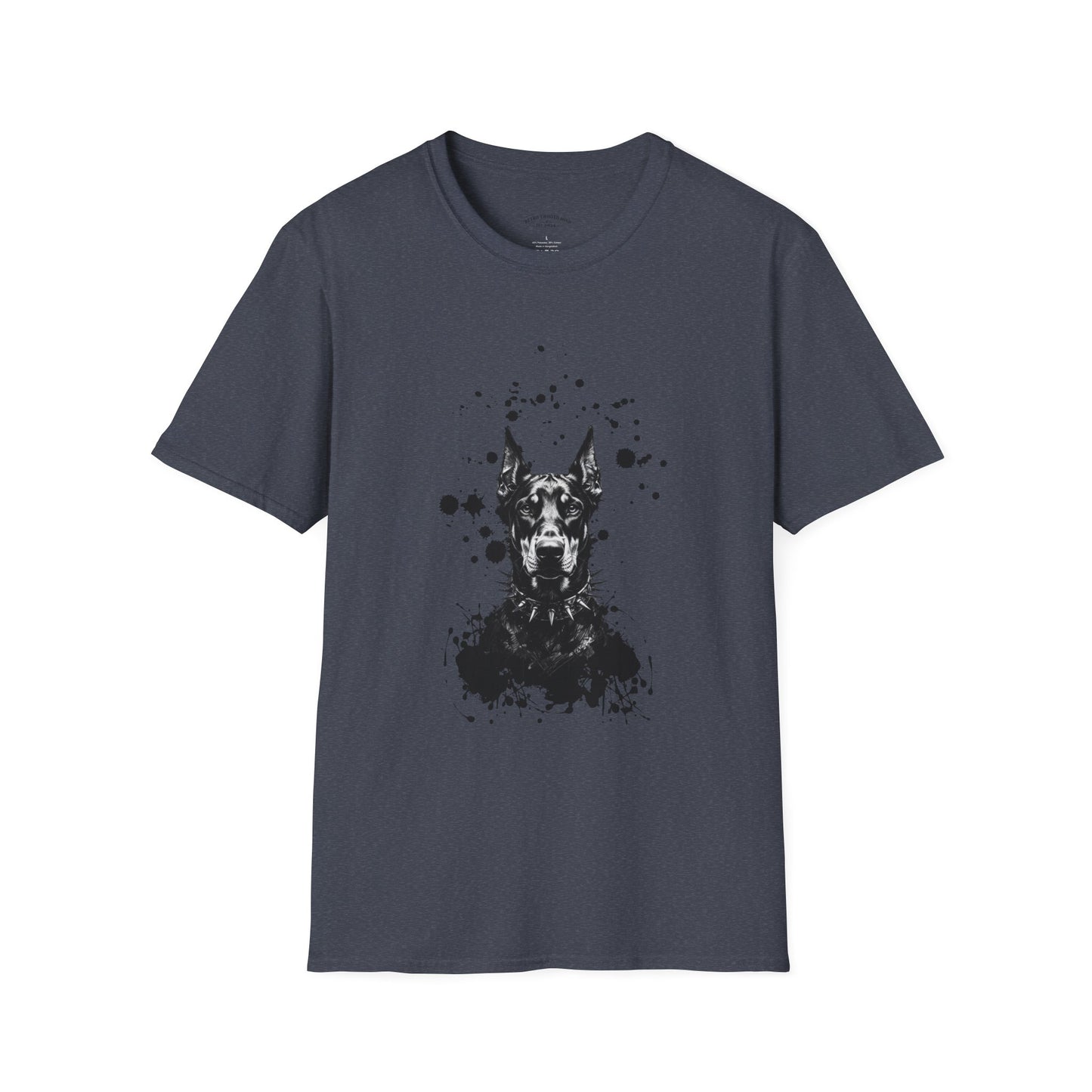 Doberman Ink Splatter T-Shirt