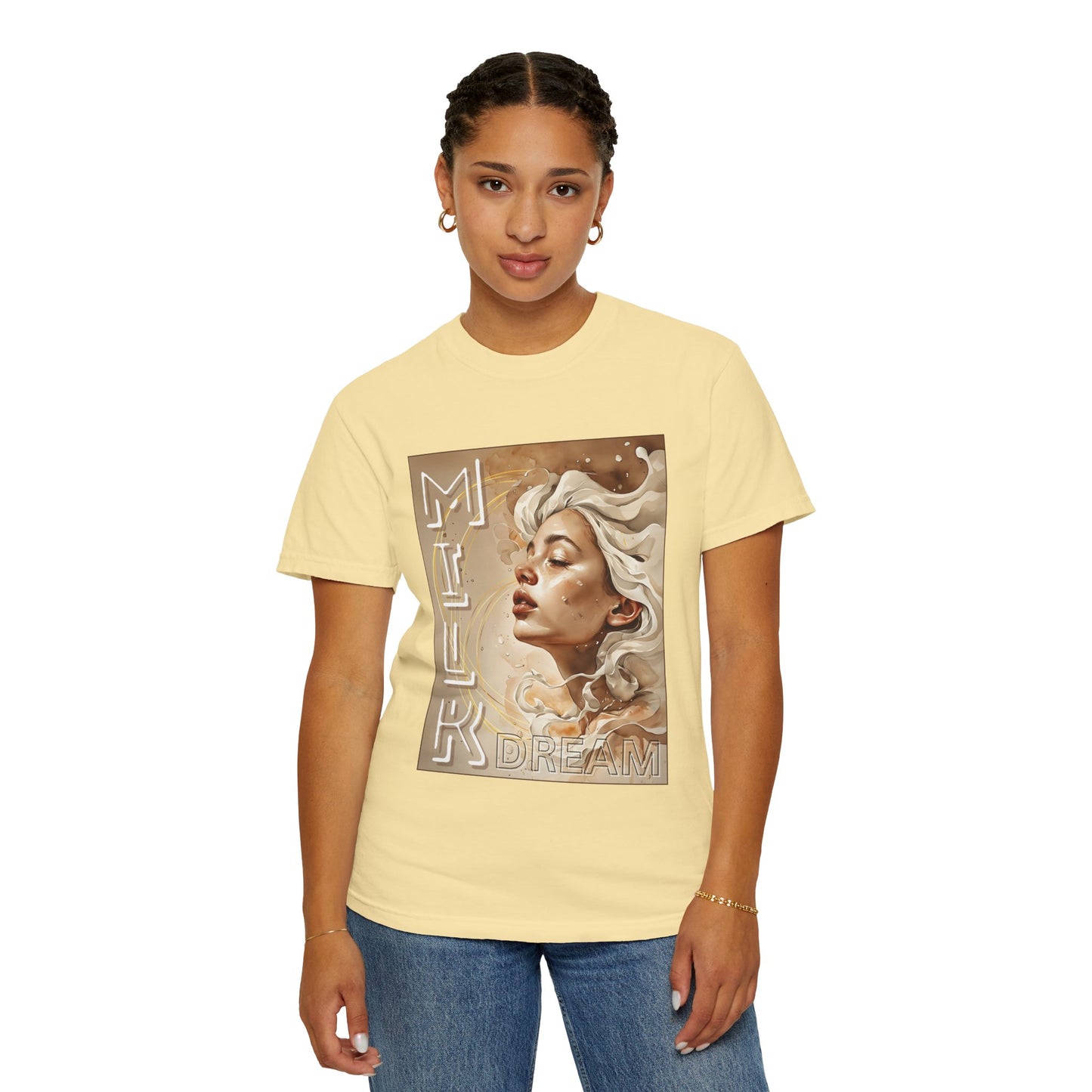 Dream Muse T-Shirt — Surreal Portrait Graphic Tee