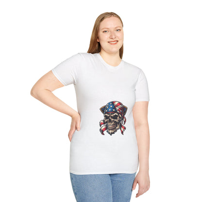 Patriotic Skull T-Shirt | Unisex Independence Day Tee