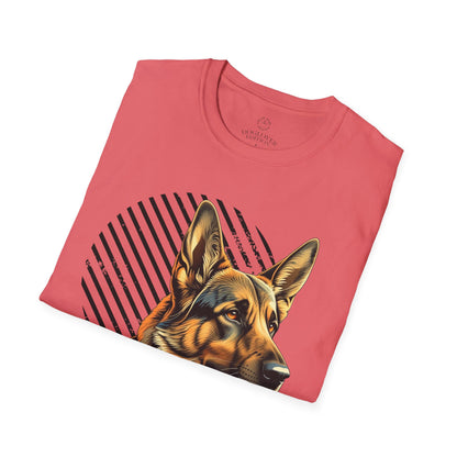 German Shepherd Pure Love Unisex Softstyle T-Shirt .dog