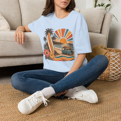 Retro Surf Sunset T-Shirt
