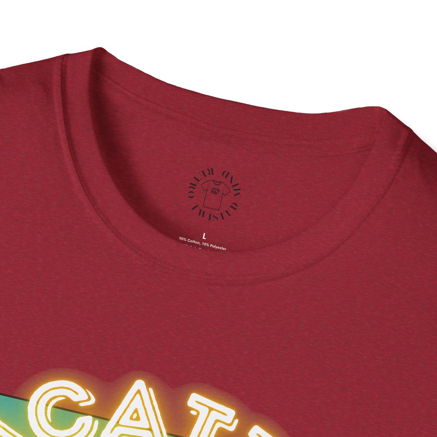 Funny Vacation Mode Unisex Softstyle T-Shirt, manatee