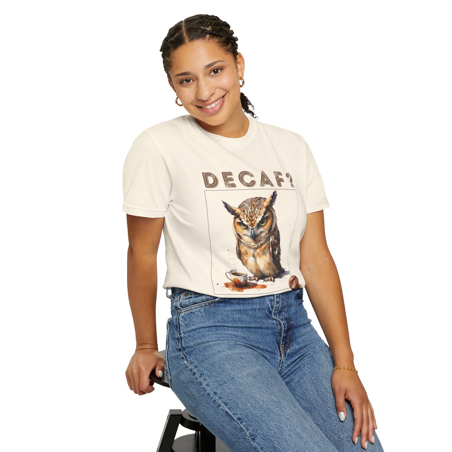 Decaf? I'm Not a Quitter Owl T-Shirt