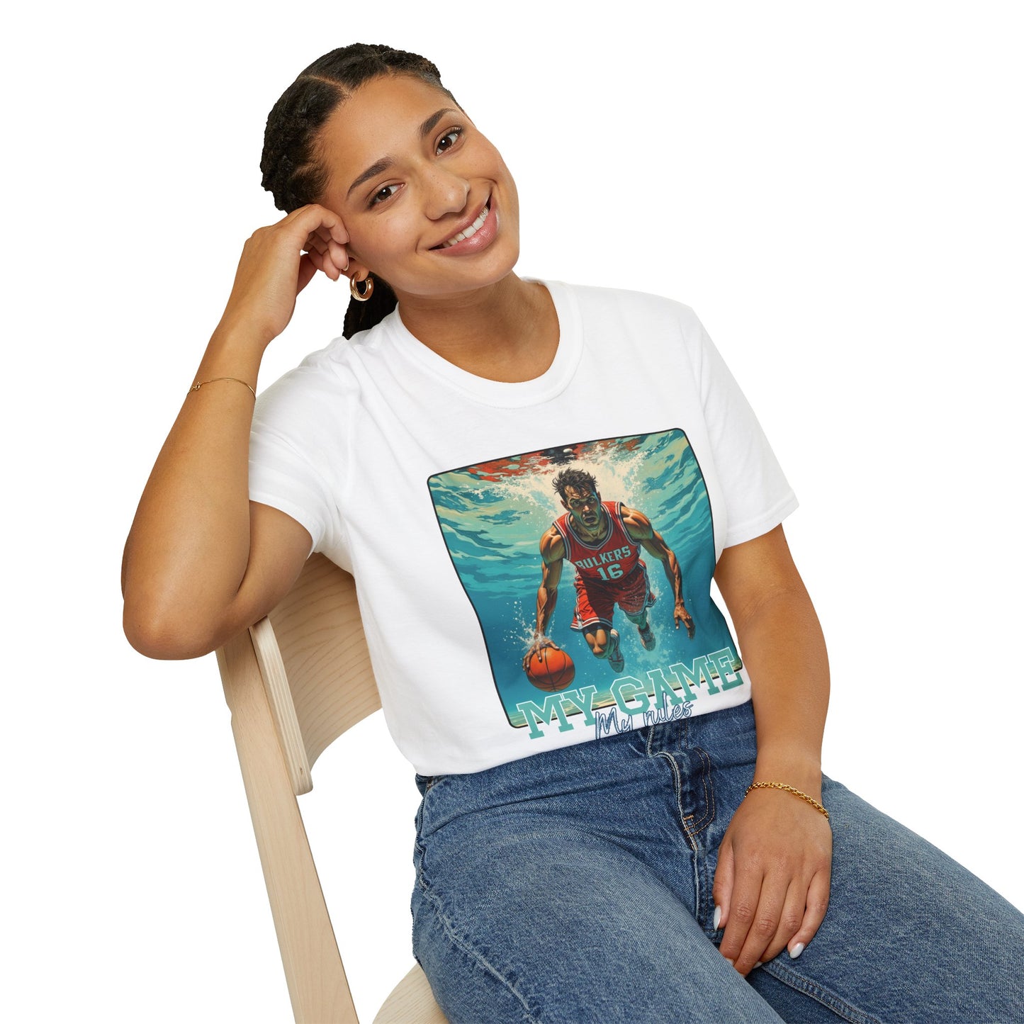 Unisex Softstyle T-Shirt ,basketball,sport