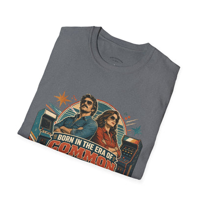 Born in the Era of Common Sense T-Shirt — Retro 70s Vintage Political Graphic Tee