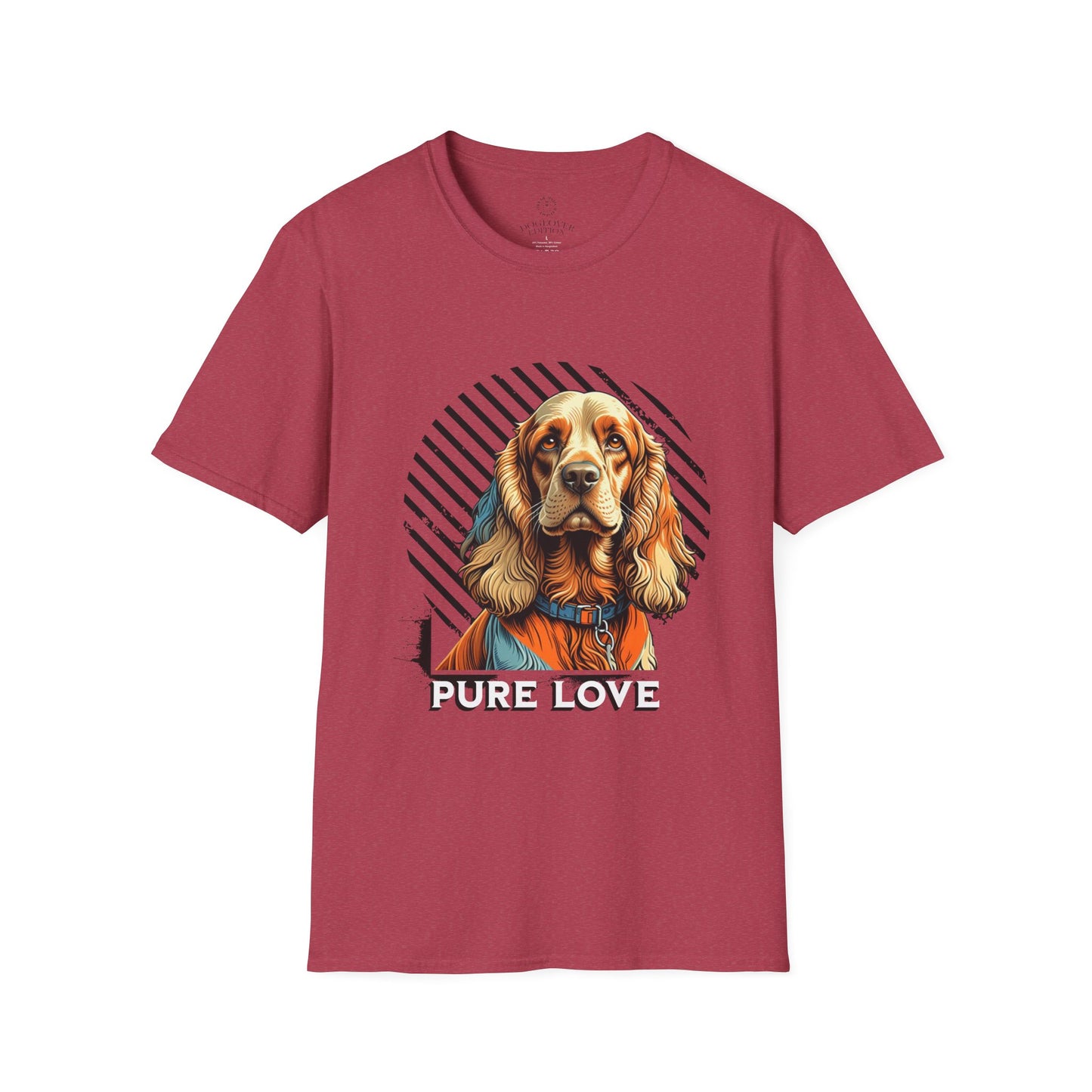 Pure Love Unisex Softstyle T-Shirt - Dog Lover Gift