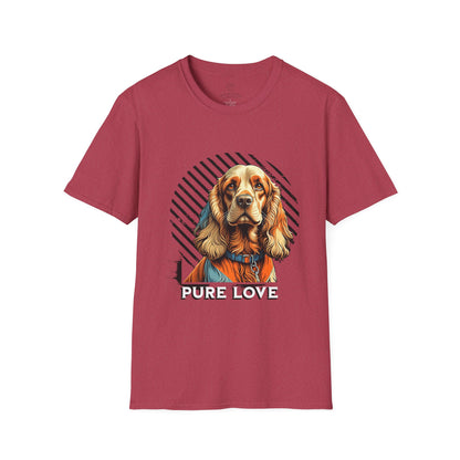Pure Love Unisex Softstyle T-Shirt - Dog Lover Gift