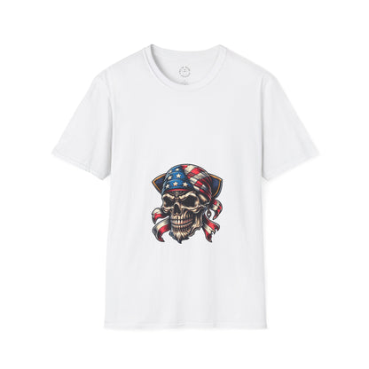 Patriotic Skull T-Shirt | Unisex Independence Day Tee