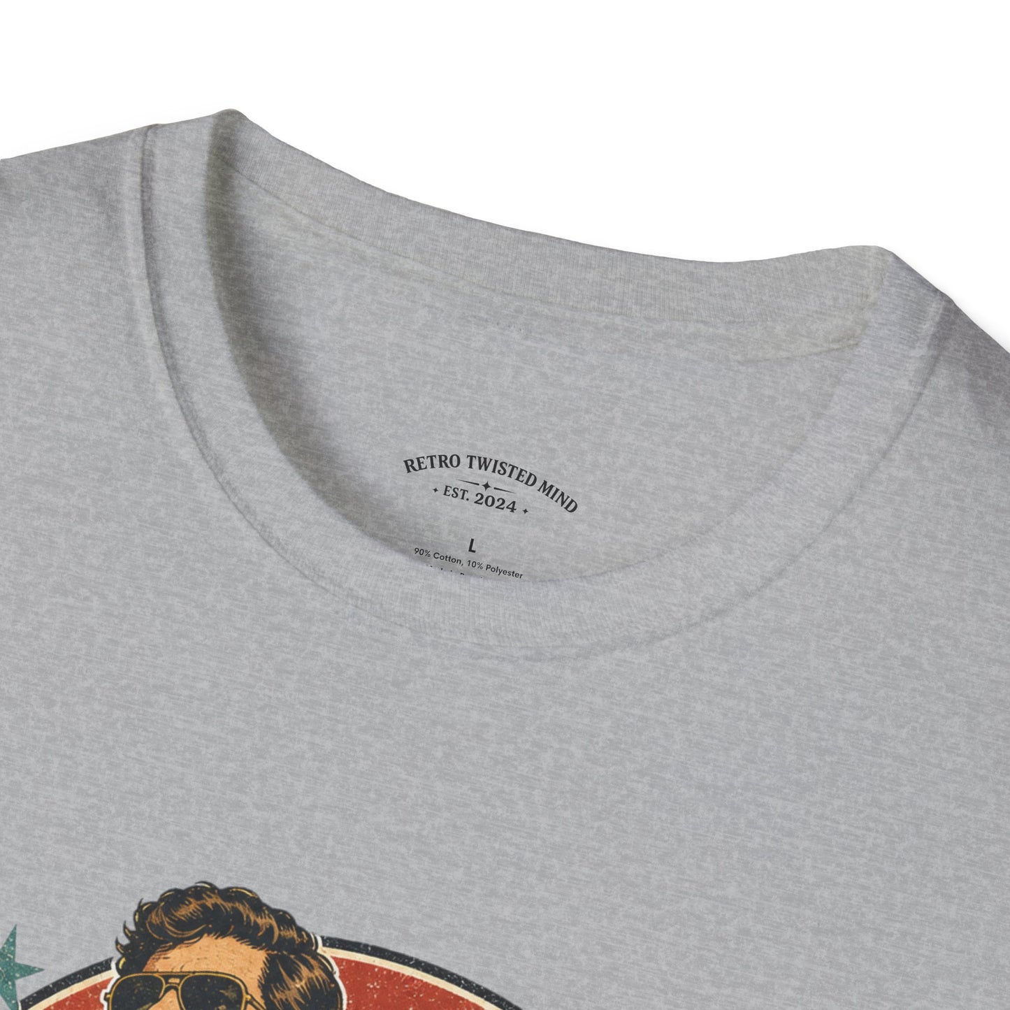 Vintage Human T-Shirt — Retro 70s Duo Graphic Tee