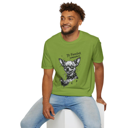 Chihuahua 'It's Five O'Clock Somewhere' T-Shirt