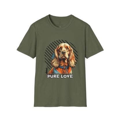 Pure Love Unisex Softstyle T-Shirt - Dog Lover Gift