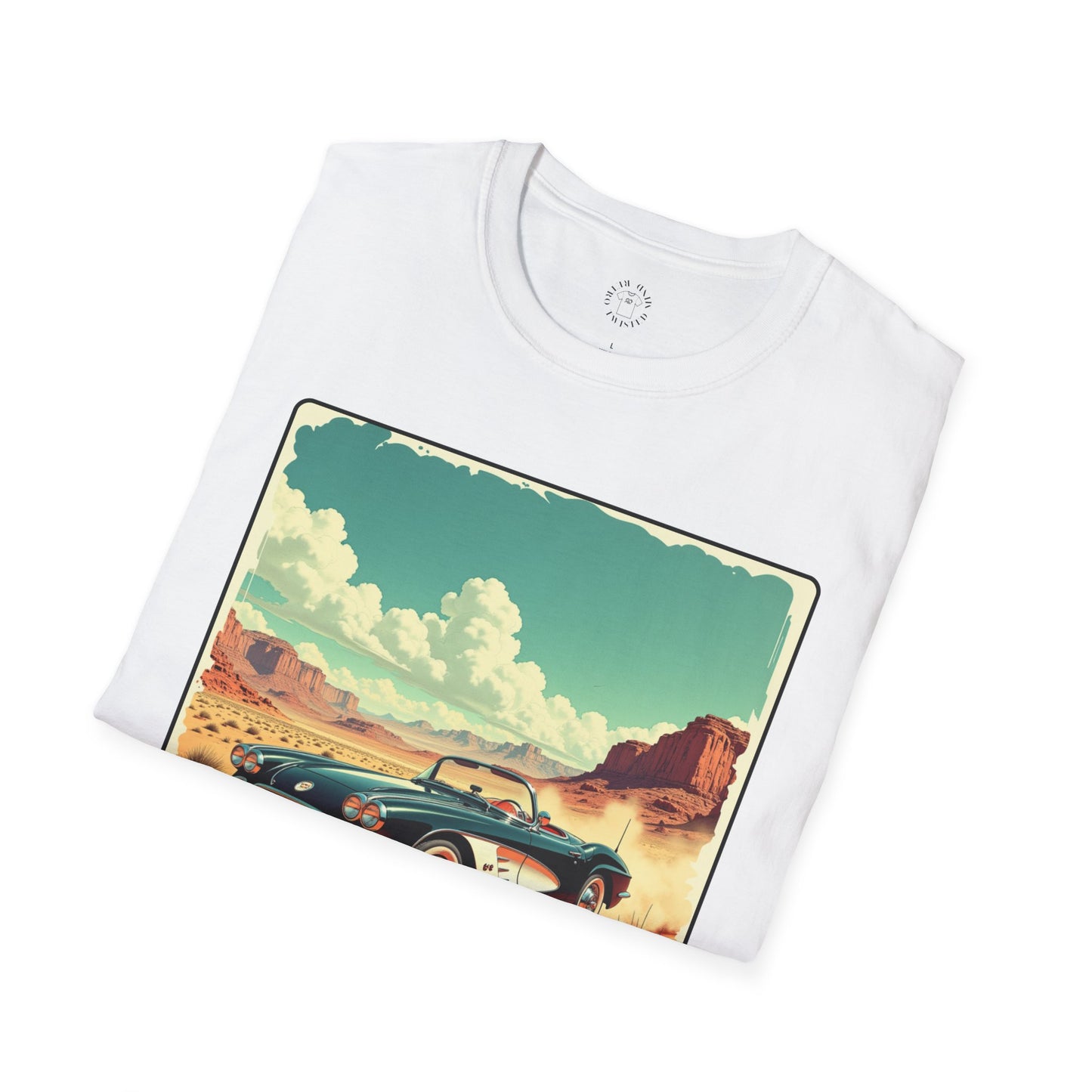 Vintage Car Graphic Unisex Softstyle T-Shirt - Perfect for Road Trip Lovers ,sport,car