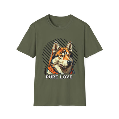 Pure Love Dog Unisex Softstyle T-Shirt - Perfect Gift for Dog Lovers