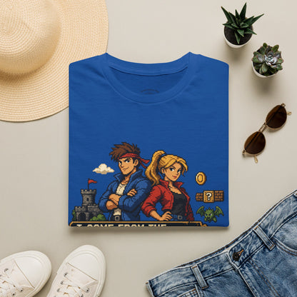 Retro Arcade Era T-Shirt — Pixel RPG Game Tribute