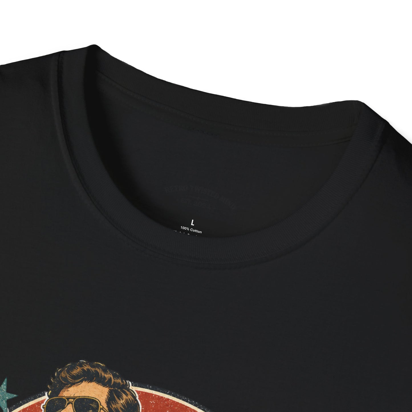 Vintage Human T-Shirt — Retro 70s Duo Graphic Tee