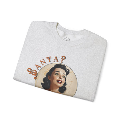 Funny Cookie Lover Sweatshirt - Retro Design - Santa? Christmas