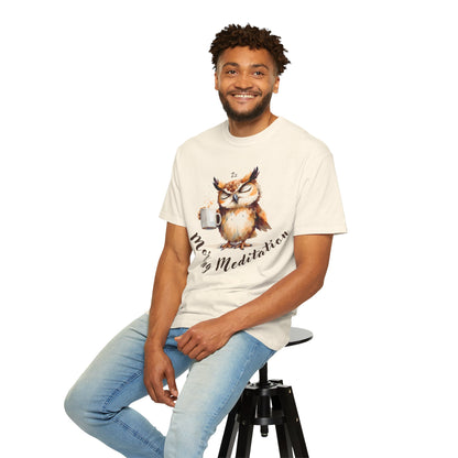 Morning Meditation Owl T-Shirt