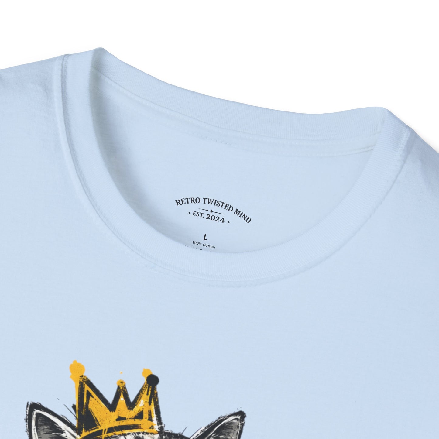 Cat Graphic Tee — "Cats Don't Have Owners They Have Staff"